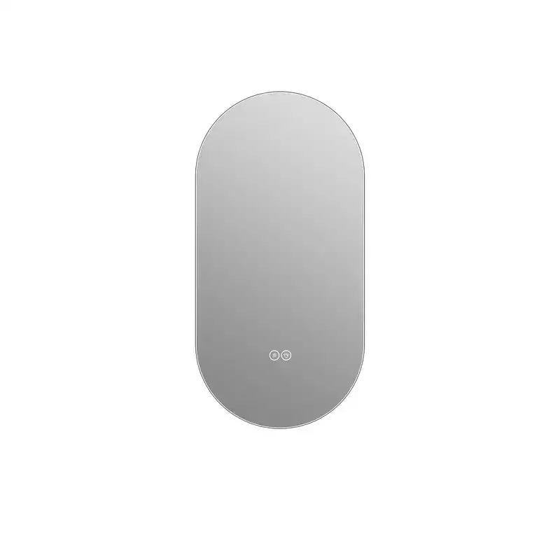 Miroir de salle de bain mural intelligent 30", miroir antibuée à écran tactile