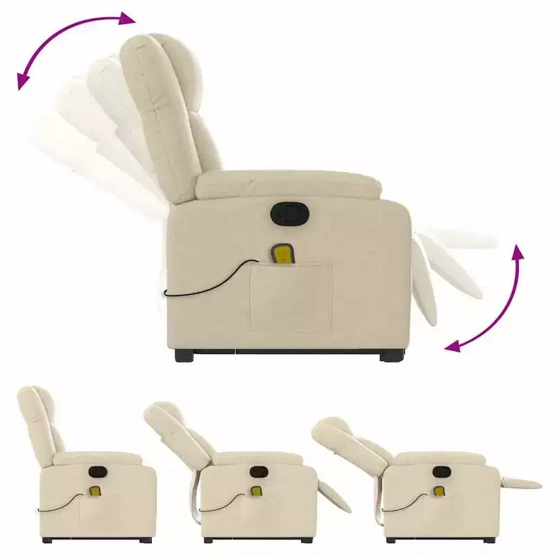 Fauteuil de massage inclinable électrique XL