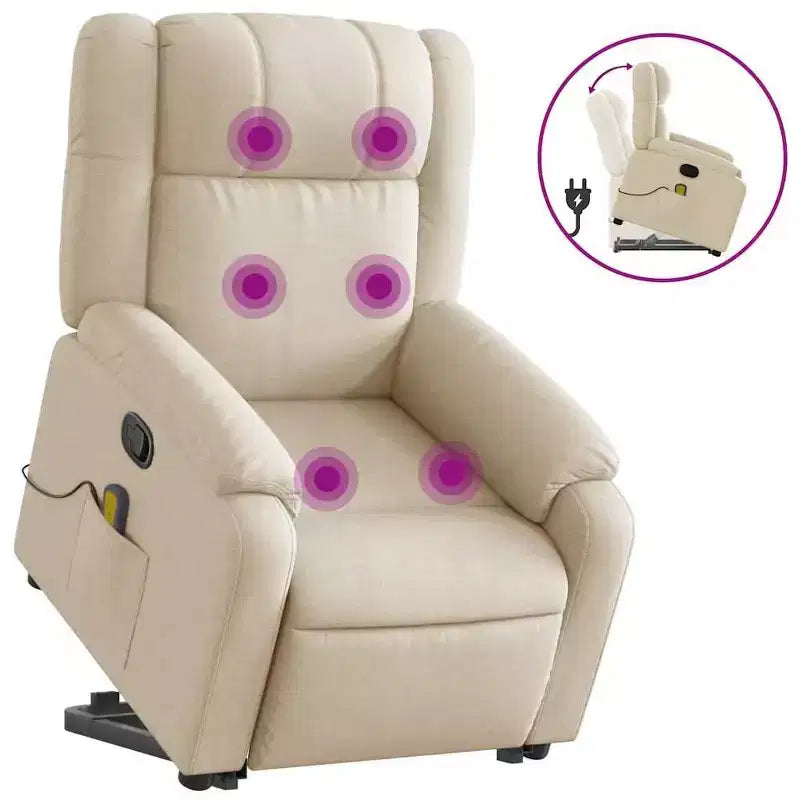 Fauteuil de massage inclinable électrique XL