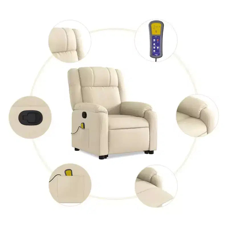 Fauteuil de massage inclinable électrique XL