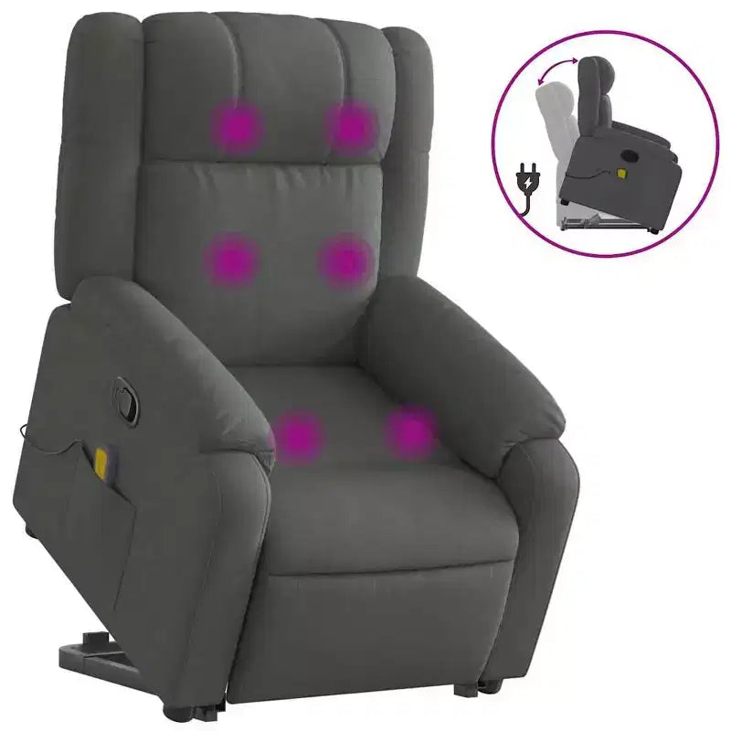 Fauteuil de massage inclinable électrique XL