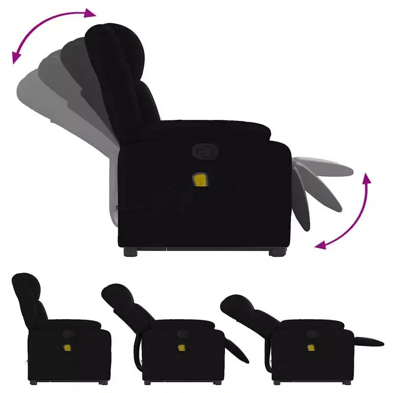 Fauteuil de massage inclinable électrique XL