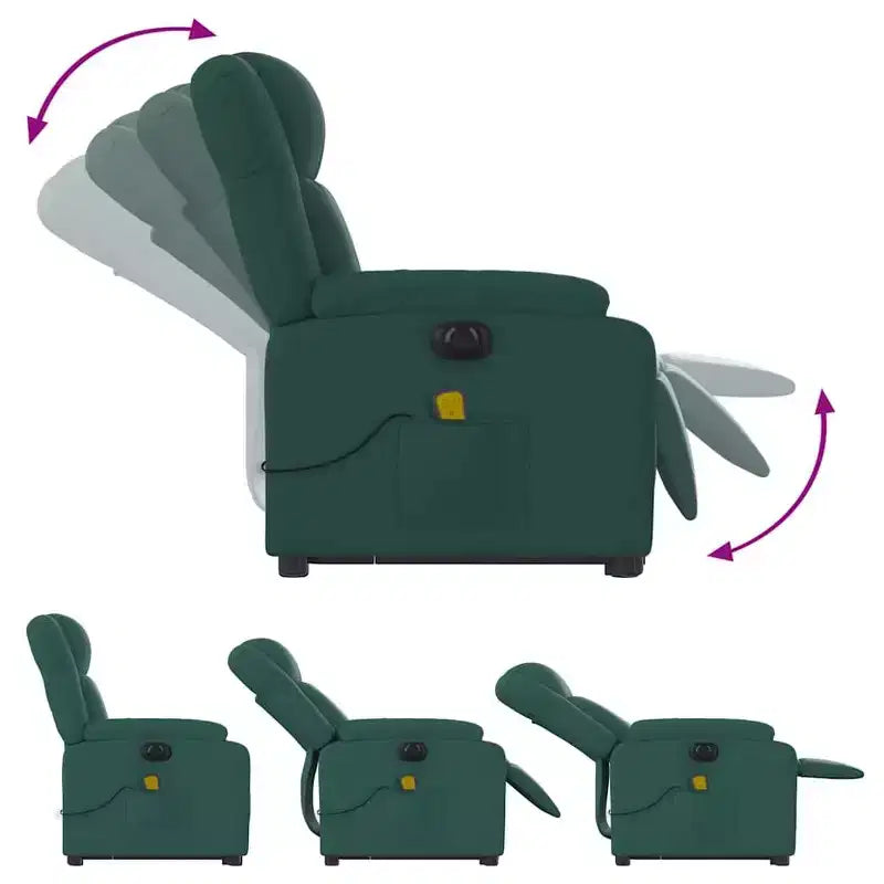 Fauteuil de massage inclinable électrique XL
