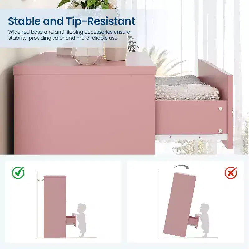 Commode haute en bois à 5 tiroirs pour chambre à coucher, commode en bois avec poignées dorées pour placard, meuble de rangement et tiroirs de rangement pour salon