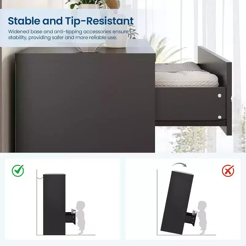 Commode haute en bois à 5 tiroirs pour chambre à coucher, commode en bois avec poignées dorées pour placard, meuble de rangement et tiroirs de rangement pour salon