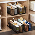 Pull Out Cabinet Organizer, Slide Out Drawers for Kitchen Cabinets, Slide Out Cabinet Organizer, Pantry Pull Out Shelves(Pack of 2)