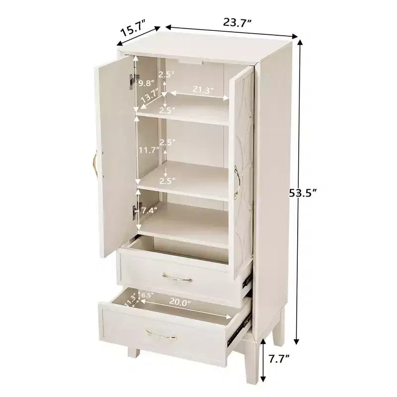 Garde-manger de cuisine de 136 cm de haut, buffet moderne avec tiroirs pour entrée, couloir, salon, cuisine