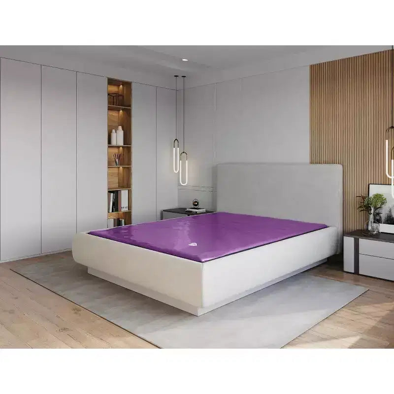 99% Waveless Hardside Waterbed Mattress with Eight Wave-Reducing Fiber Layers - Frame Not Included