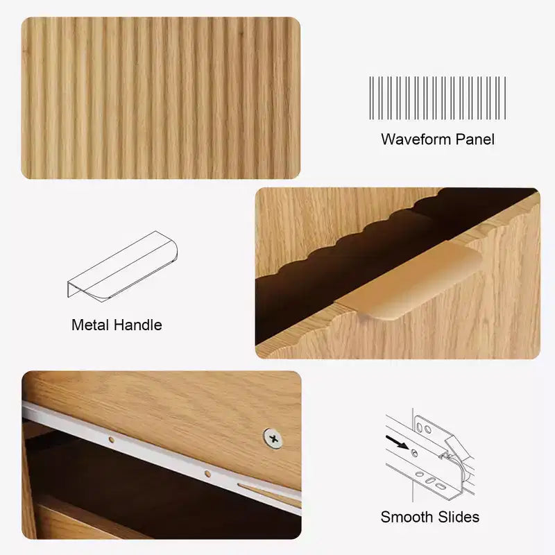 Commode blanche à 5 tiroirs pour chambre à coucher, meuble de rangement moderne avec poignées dorées, grands tiroirs, armoire de rangement pour salon, couloir, bureau
