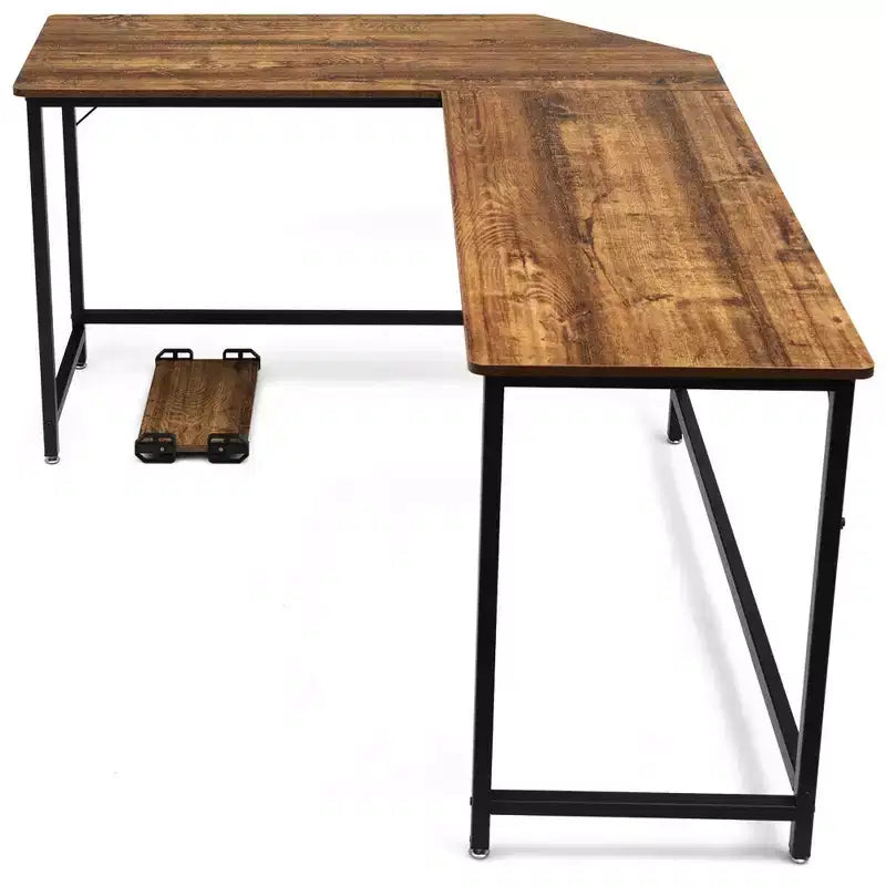 Bureau d'angle en L pour ordinateur, poste de travail, table de jeu et bureau à domicile