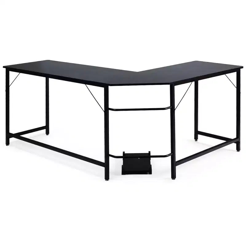 Bureau d'angle en L pour ordinateur, poste de travail, table de jeu et bureau à domicile