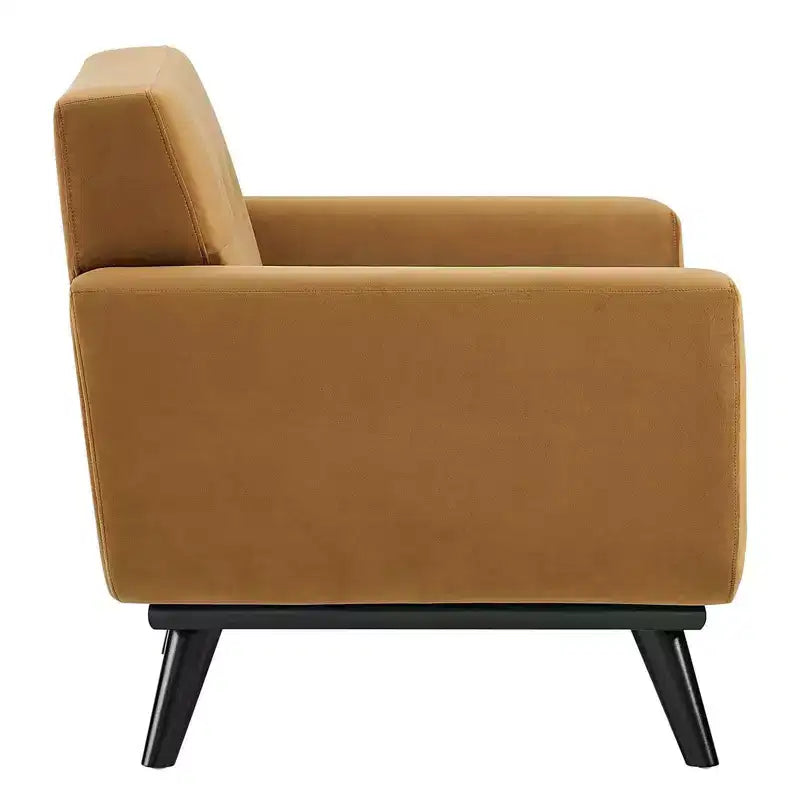 Fauteuil en velours