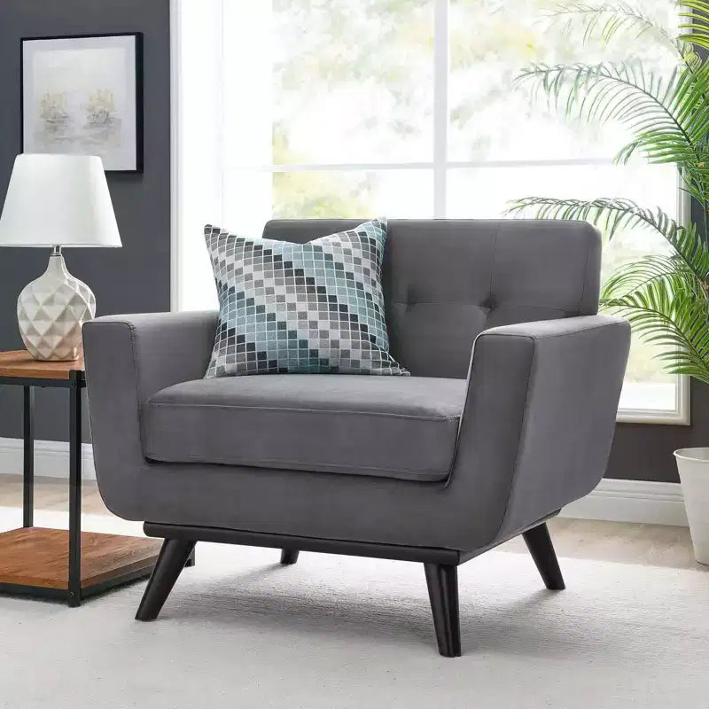 Fauteuil en velours