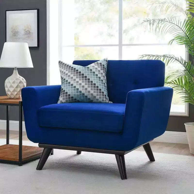 Fauteuil en velours